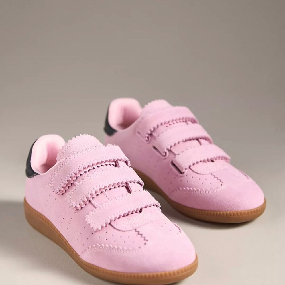 Silent D - Women’s Pink Velcro Sneakers